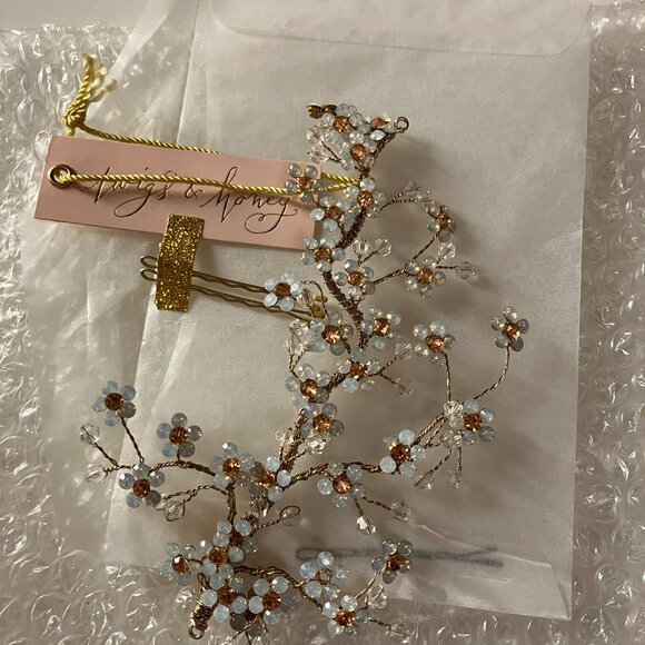 New Beautiful BHLDN Hanami Hair ornament: wedding, occasions, bridal Retail $350 main image 5